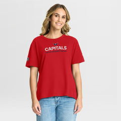 Washington Capitals Fanatics Women's Authentic Pro Primary T-Shirt - Red | US 202493100