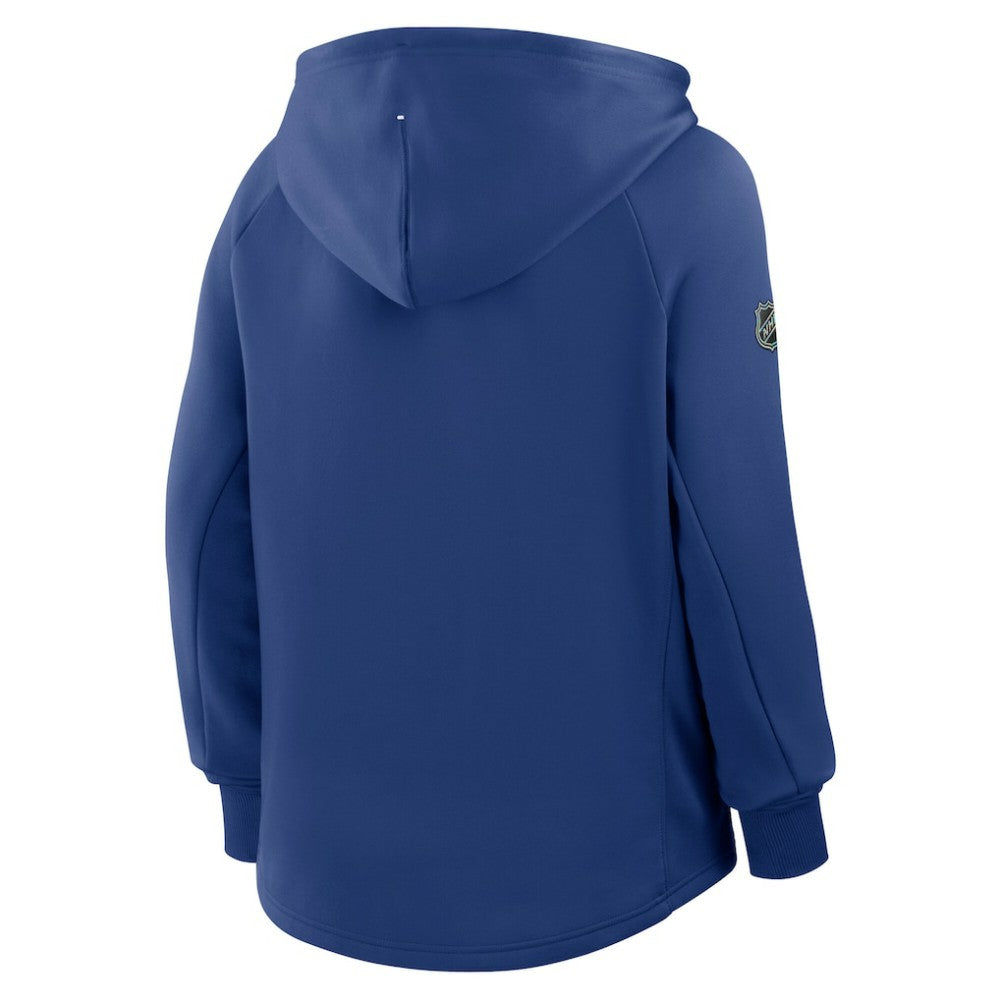 Toronto Maple Leafs Fanatics Women's Authentic Pro Rink Raglan Full-Zip Hoodie - Blue | US 202493221