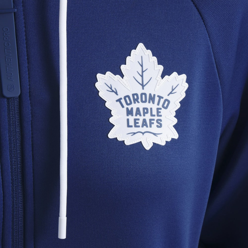 Toronto Maple Leafs Fanatics Women's Authentic Pro Rink Raglan Full-Zip Hoodie - Blue | US 202493221