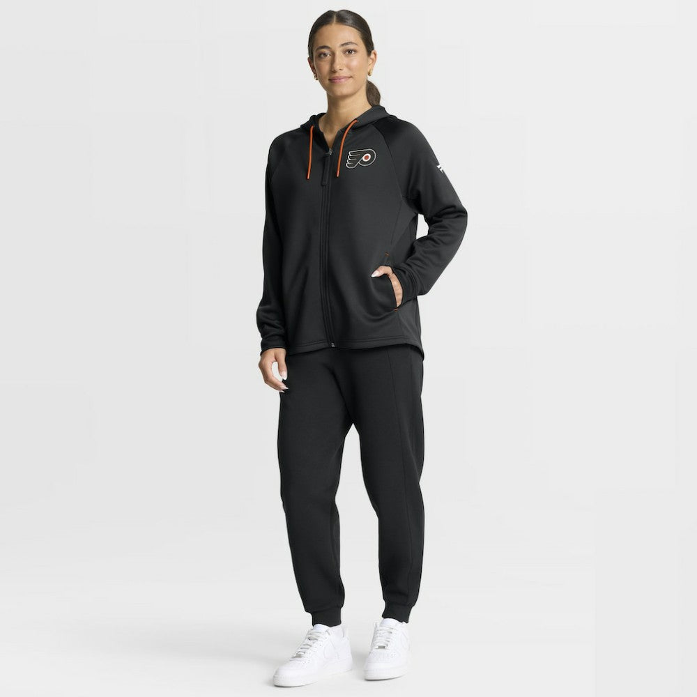 Philadelphia Flyers Fanatics Women's Authentic Pro Rink Raglan Full-Zip Hoodie - Black | US 202493229
