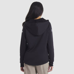 Detroit Red Wings Fanatics Women's Authentic Pro Rink Raglan Full-Zip Hoodie - Black | US 202493238
