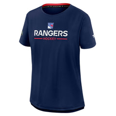New York Rangers Fanatics Women's Authentic Pro Rink Tech T-Shirt - Navy | US 202493315