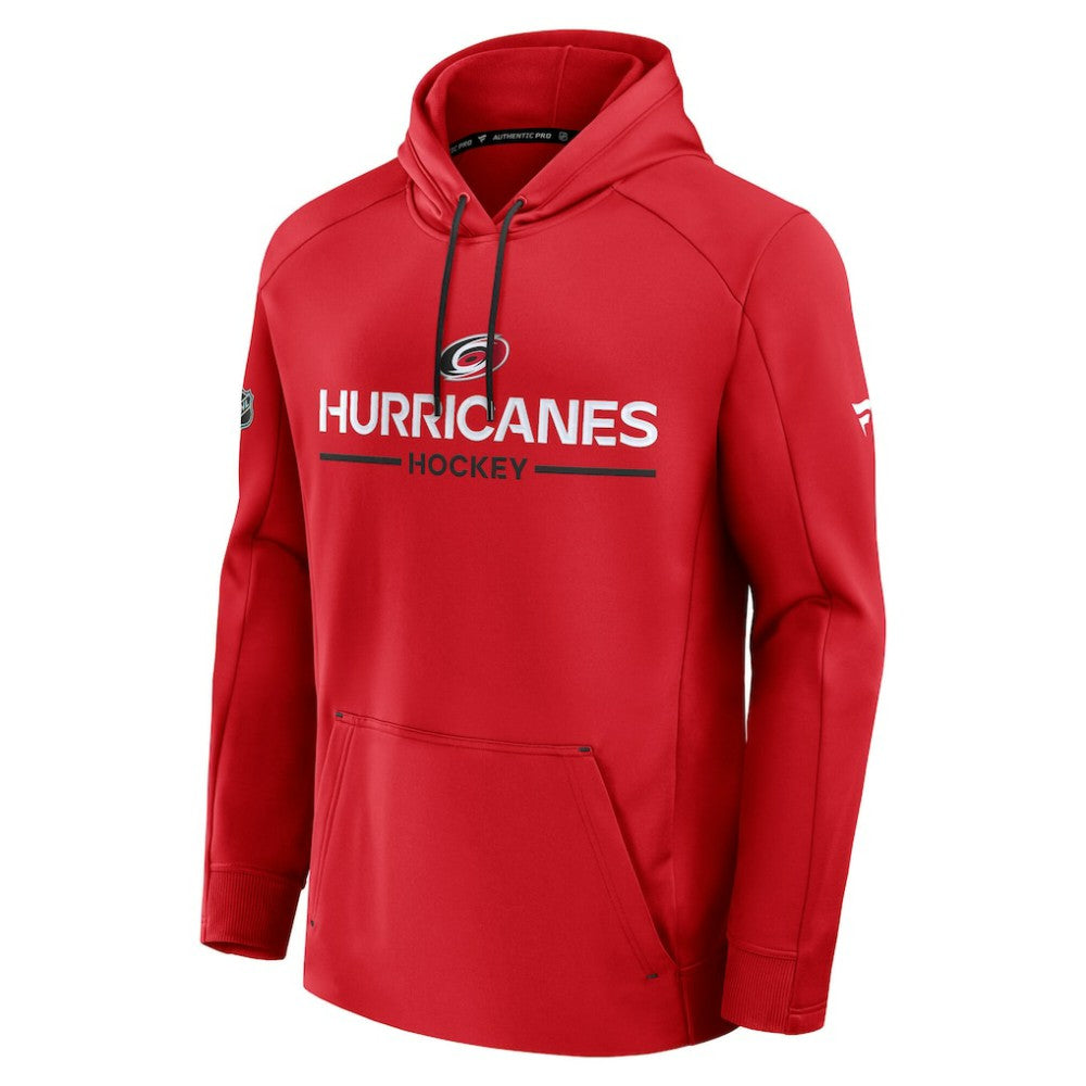 Carolina Hurricanes Fanatics Authentic Pro Rink Hoodie - Red | US 202493982