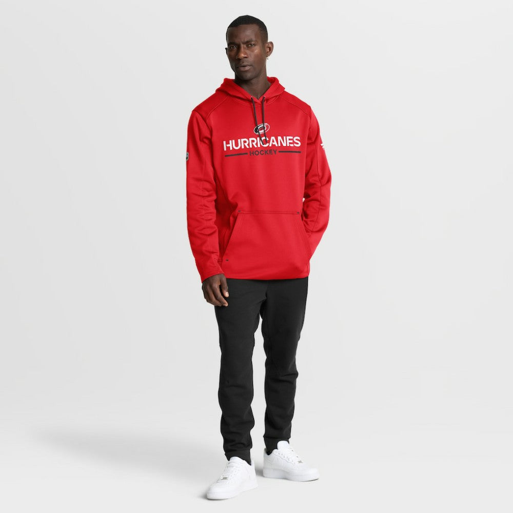 Carolina Hurricanes Fanatics Authentic Pro Rink Hoodie - Red | US 202493982