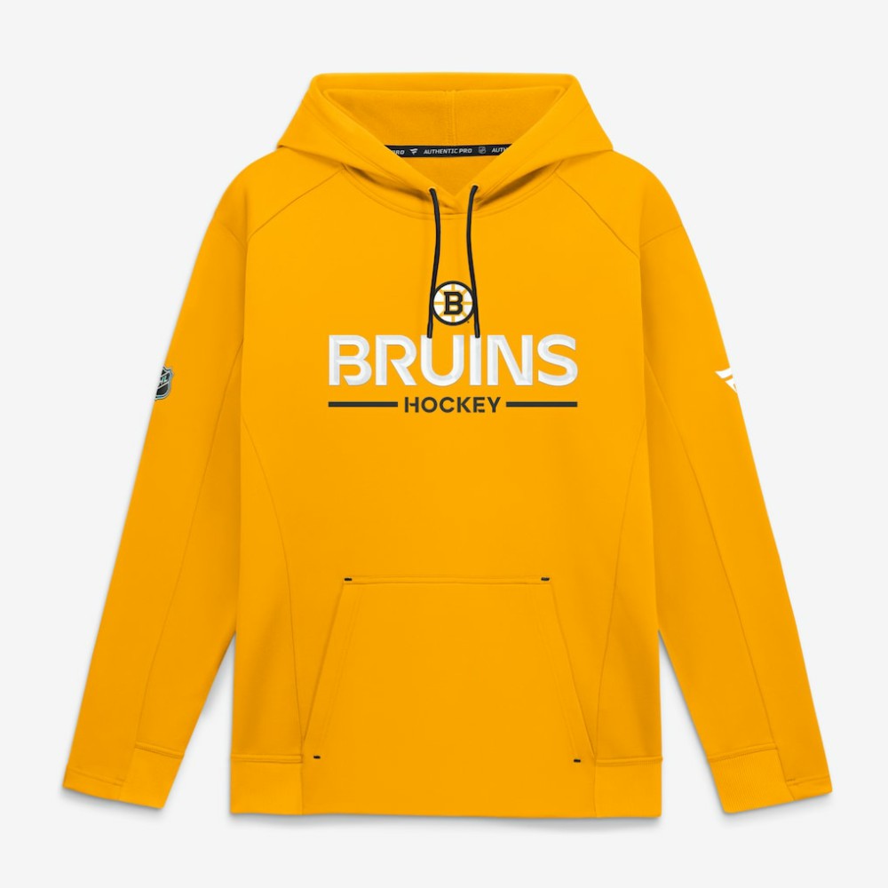 Boston Bruins Fanatics Authentic Pro Rink Hoodie - Gold | US 202493984