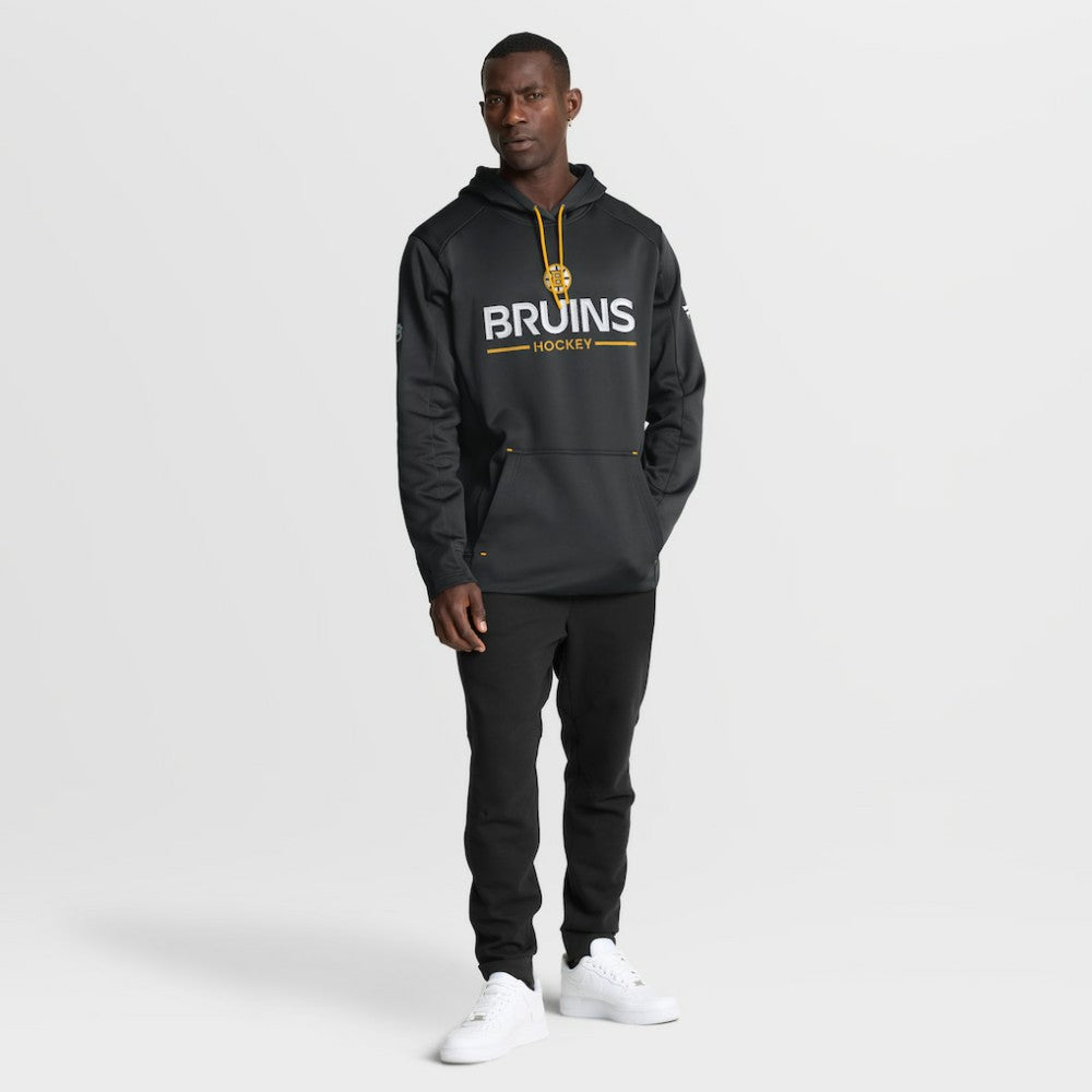 Boston Bruins Fanatics Authentic Pro Rink Hoodie - Black | US 202493985
