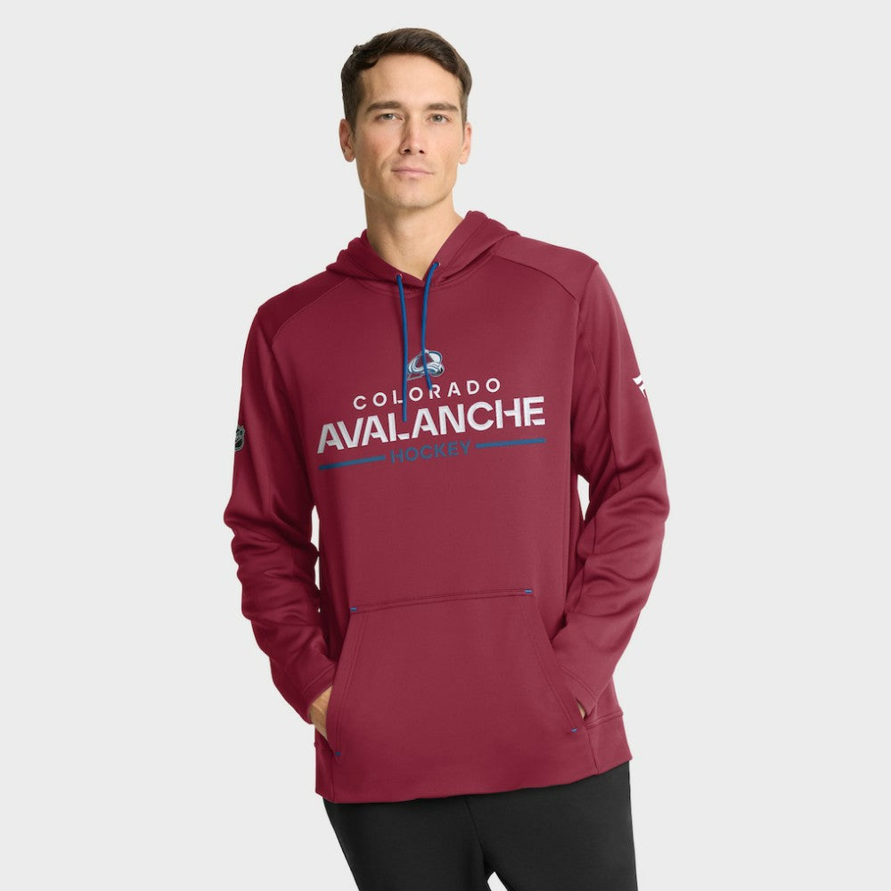 Colorado Avalanche Fanatics Authentic Pro Rink Hoodie - Burgundy | US 202493988