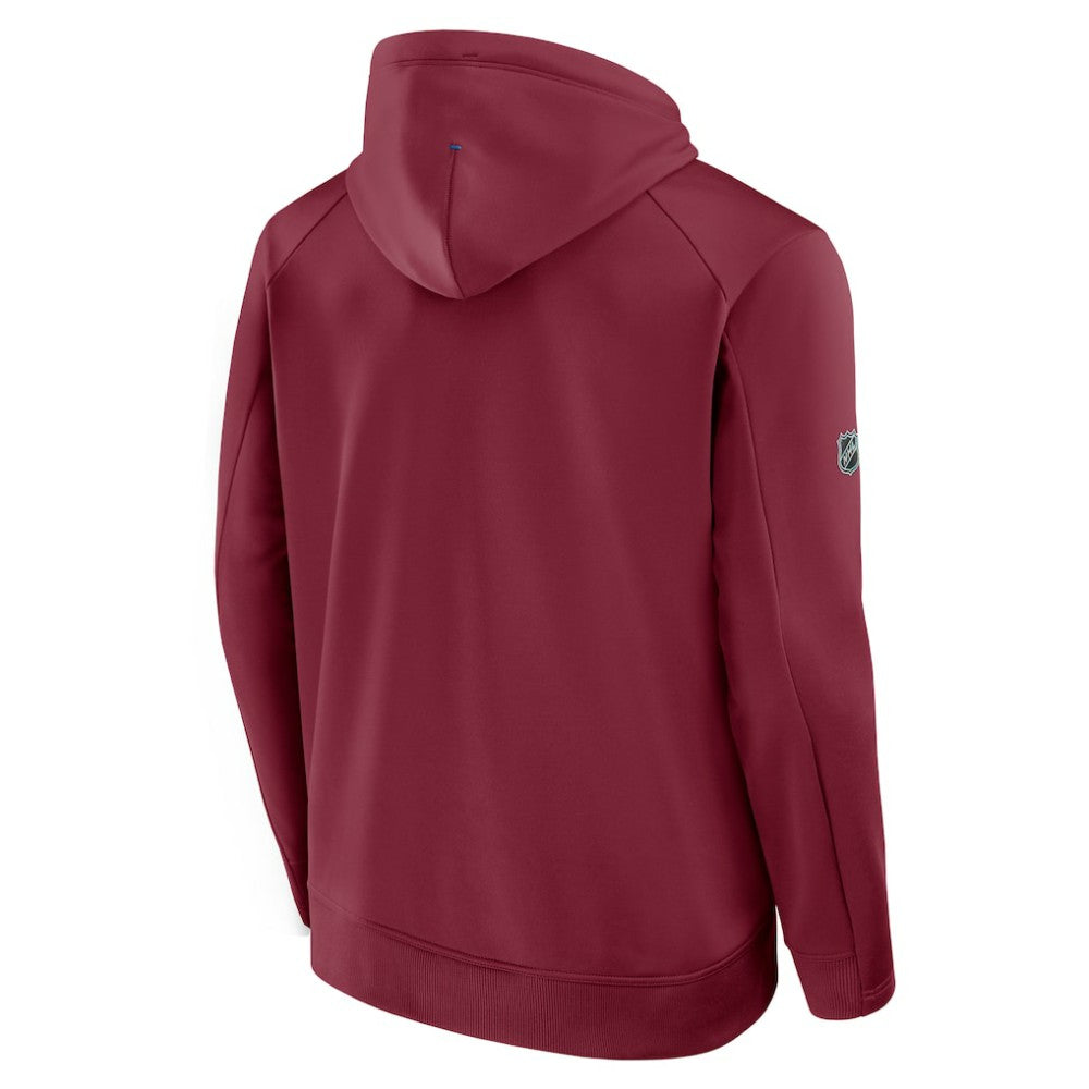 Colorado Avalanche Fanatics Authentic Pro Rink Hoodie - Burgundy | US 202493988