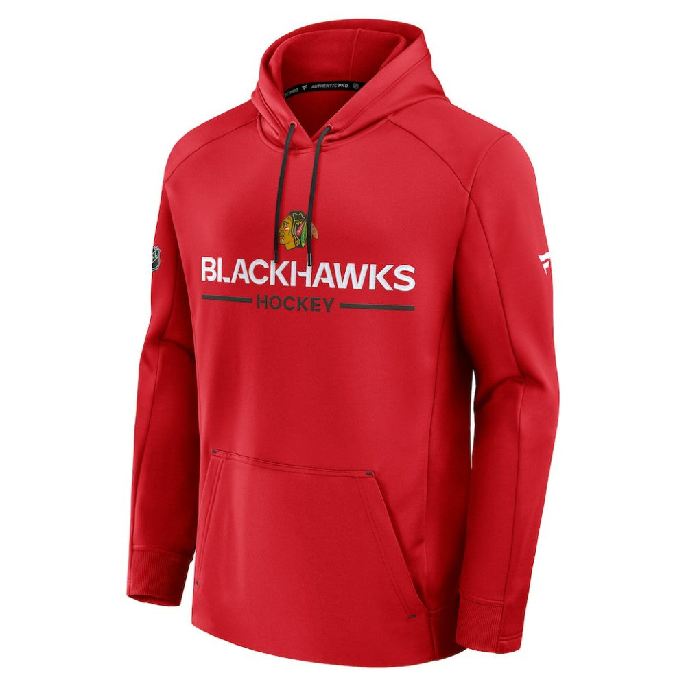 Chicago Blackhawks Fanatics Authentic Pro Rink Hoodie - Red | US 202493993