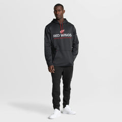 Detroit Red Wings Fanatics Authentic Pro Rink Hoodie - Black | US 202493996