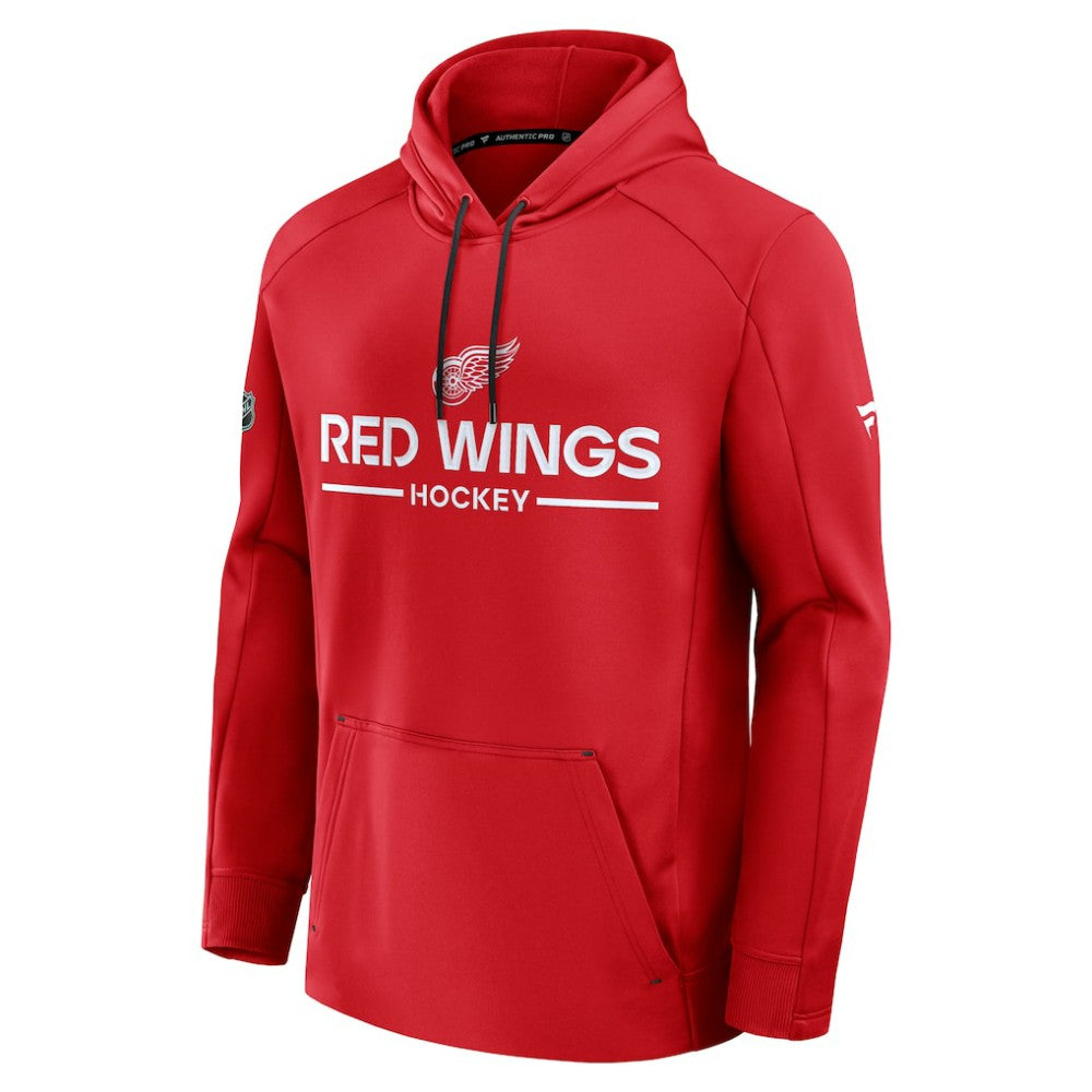 Detroit Red Wings Fanatics Authentic Pro Rink Hoodie - Red | US 202494001