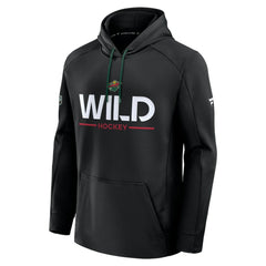 Minnesota Wild Fanatics Authentic Pro Rink Hoodie - Black | US 202494007