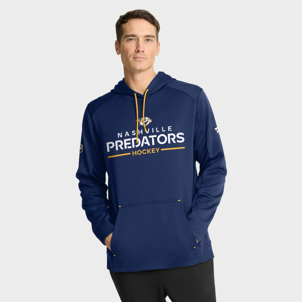 Nashville Predators Fanatics Authentic Pro Rink Hoodie - Navy | US 202494017