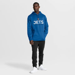 Winnipeg Jets Fanatics Authentic Pro Rink Hoodie - Blue | US 202494018
