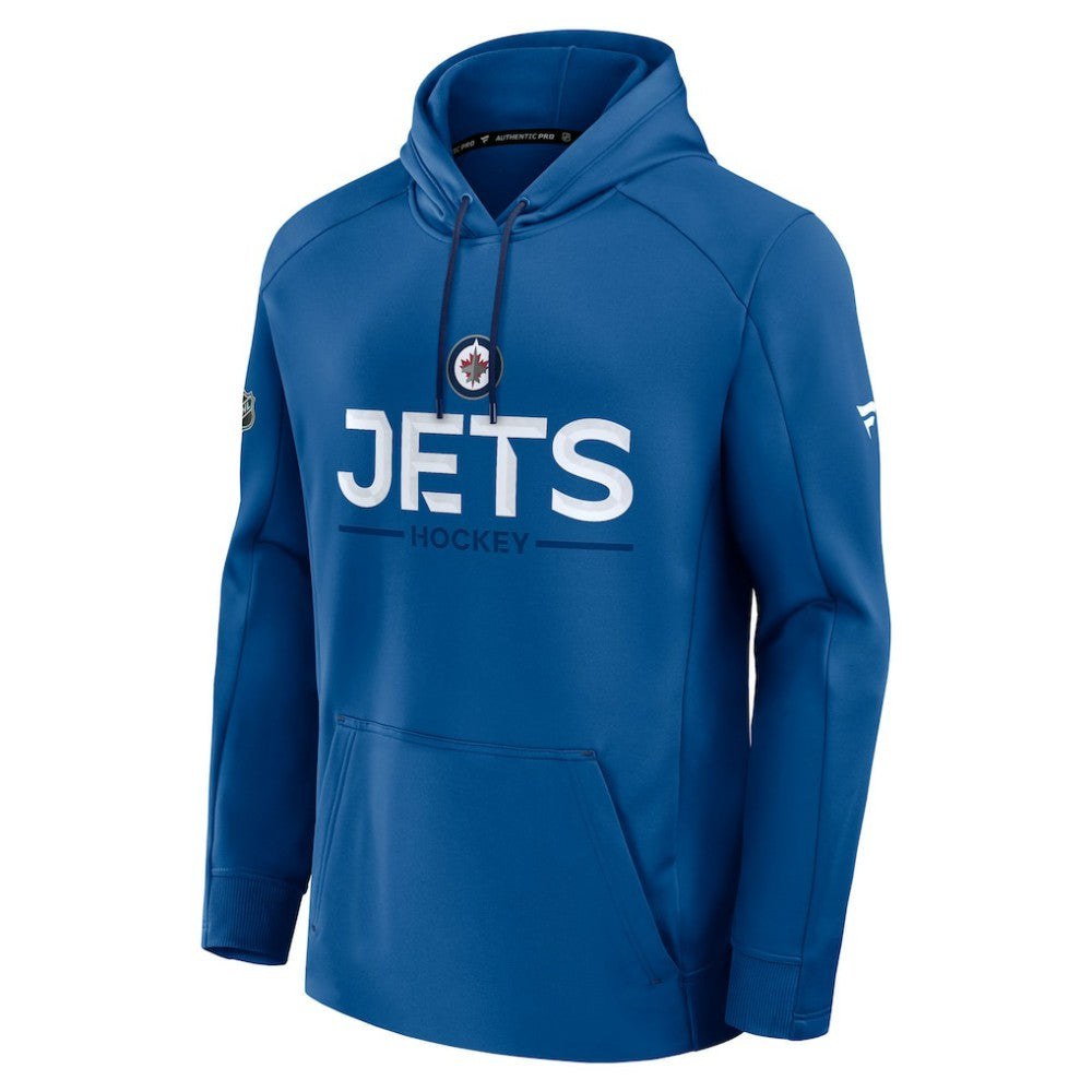 Winnipeg Jets Fanatics Authentic Pro Rink Hoodie - Blue | US 202494018