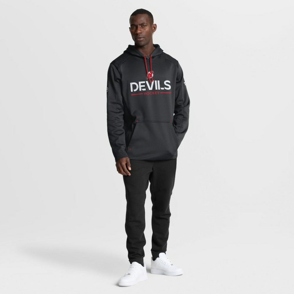 New Jersey Devils Fanatics Authentic Pro Rink Hoodie - Black | US 202494024