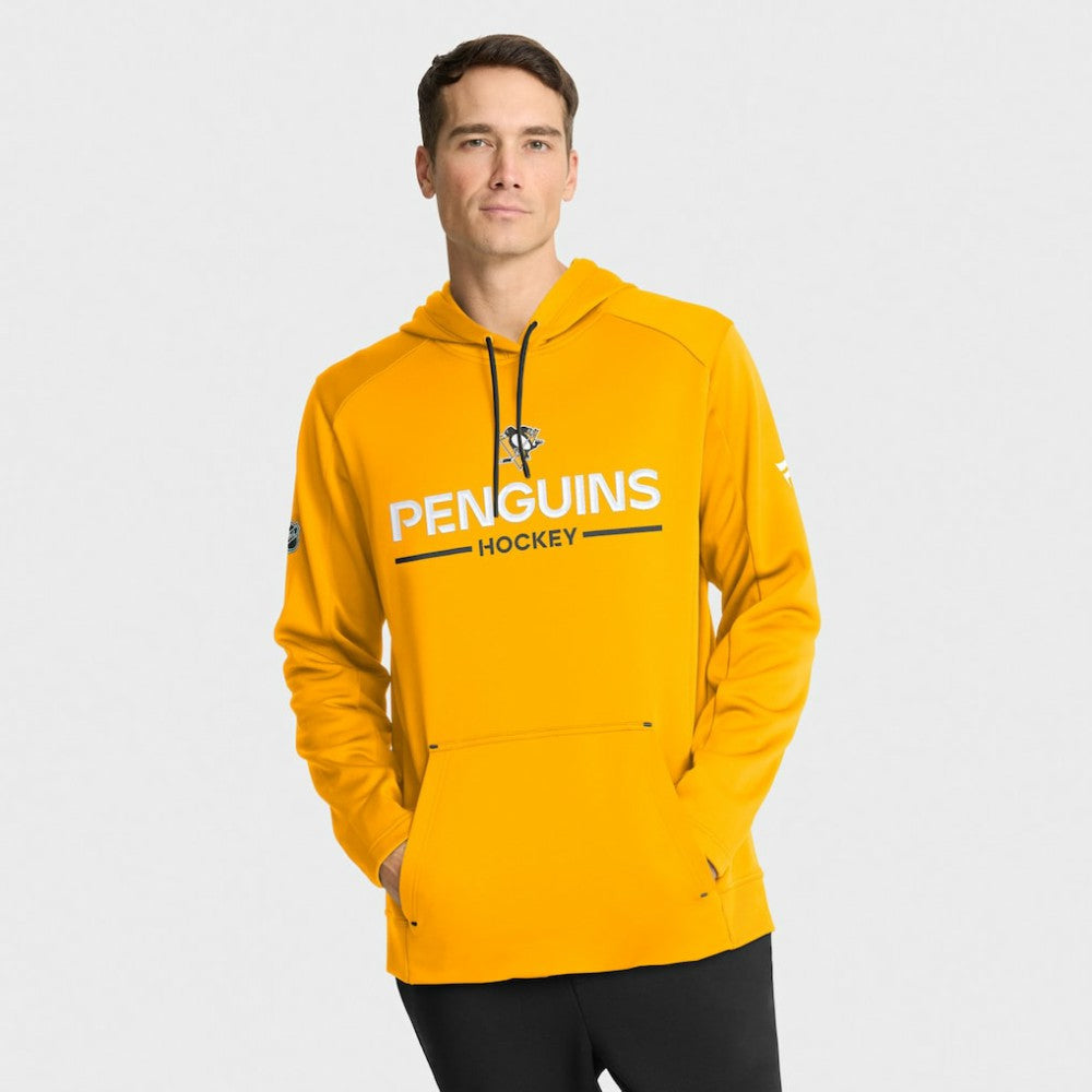Pittsburgh Penguins Fanatics Authentic Pro Rink Hoodie - Gold | US 202494027