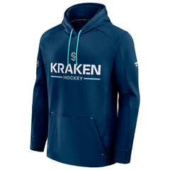 Seattle Kraken Fanatics Authentic Pro Rink Hoodie - Deep Sea Blue | US 202494029