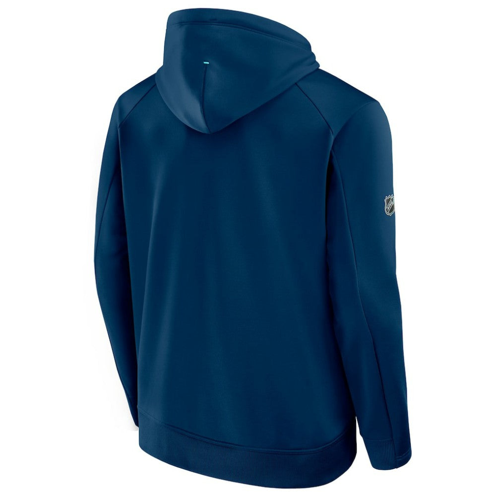 Seattle Kraken Fanatics Authentic Pro Rink Hoodie - Deep Sea Blue | US 202494029
