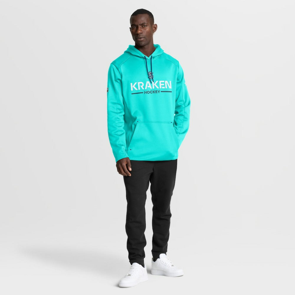 Seattle Kraken Fanatics Authentic Pro Rink Hoodie - Light Blue | US 202494030