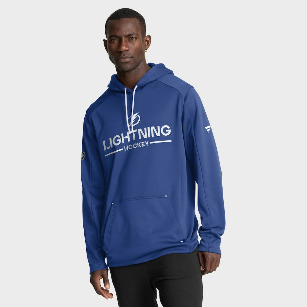 Tampa Bay Lightning Fanatics Authentic Pro Rink Hoodie - Blue | US 202494037
