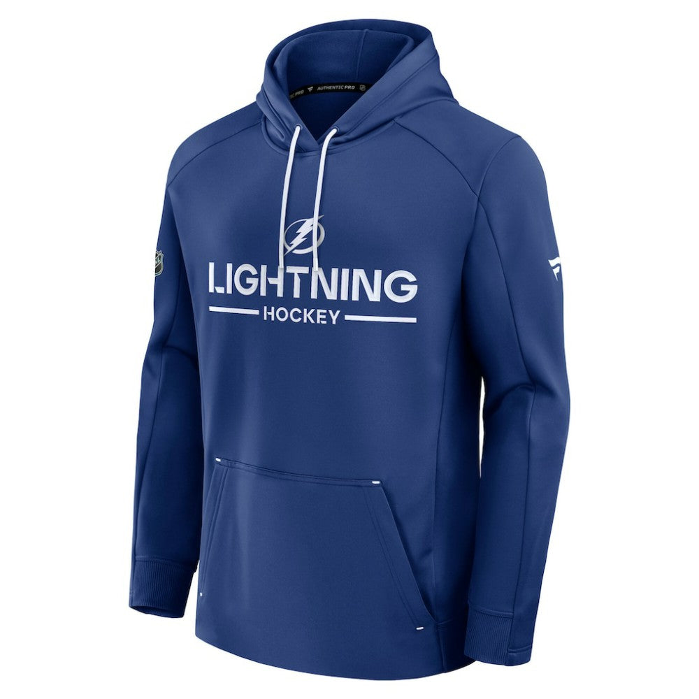 Tampa Bay Lightning Fanatics Authentic Pro Rink Hoodie - Blue | US 202494037