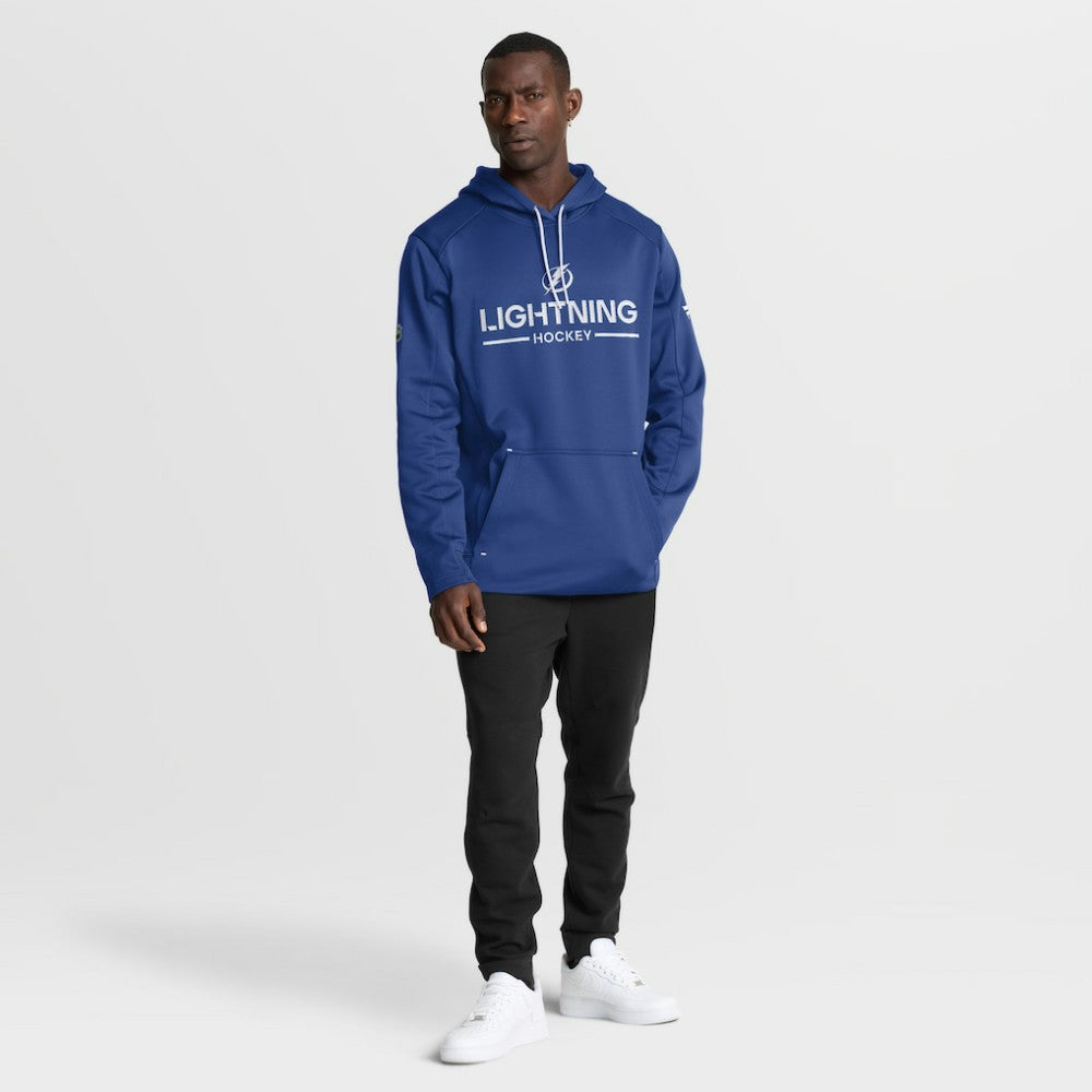 Tampa Bay Lightning Fanatics Authentic Pro Rink Hoodie - Blue | US 202494037