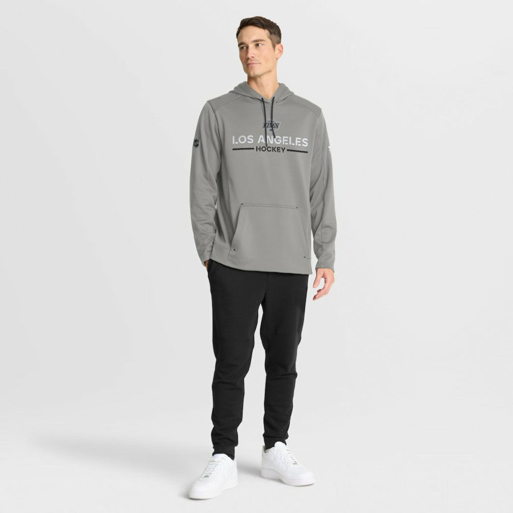 Los Angeles Kings Fanatics Authentic Pro Rink Hoodie - Silver | US 202494038