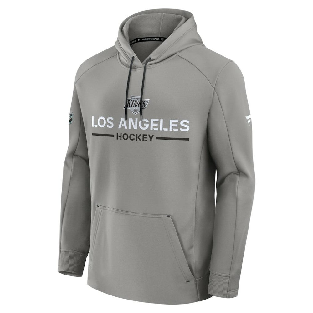 Los Angeles Kings Fanatics Authentic Pro Rink Hoodie - Silver | US 202494038