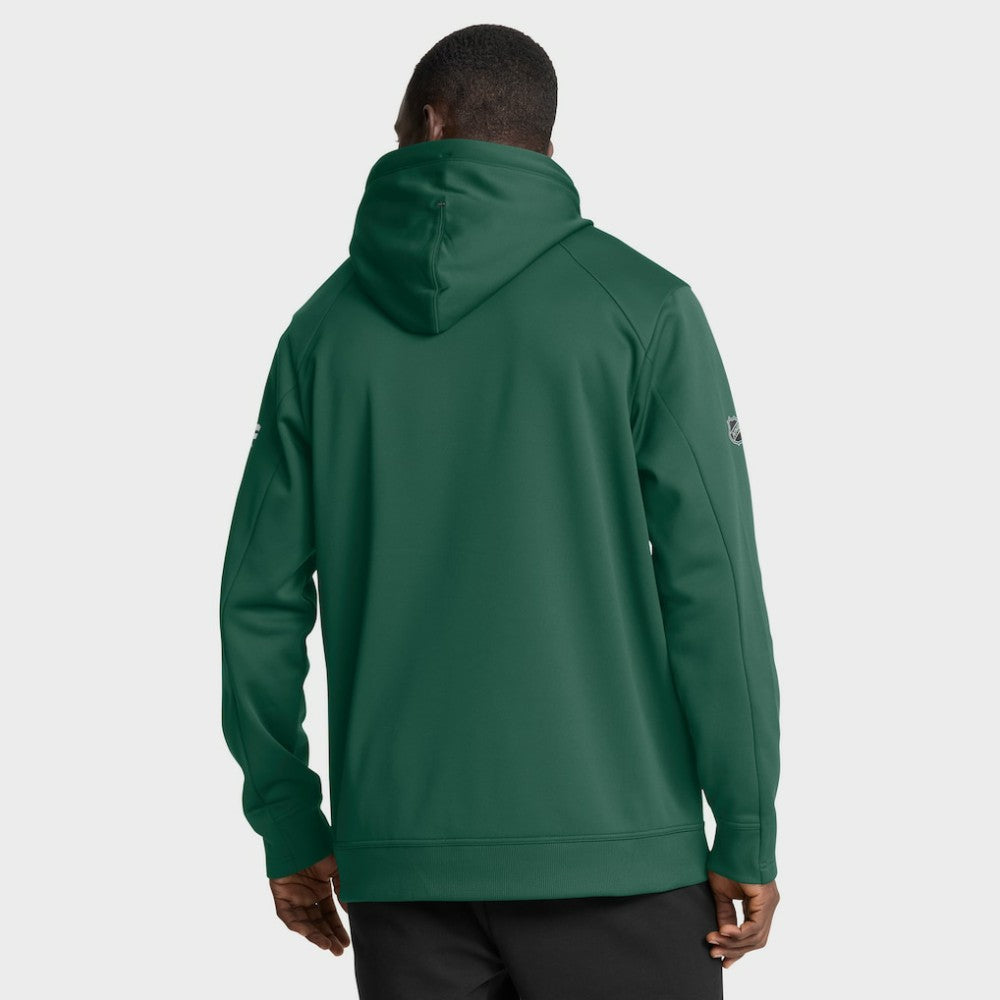 Minnesota Wild Fanatics Authentic Pro Rink Hoodie - Green | US 202494047