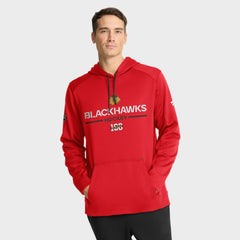 Chicago Blackhawks Fanatics Authentic Pro Centennial Rink Hoodie - Red | US 202494049