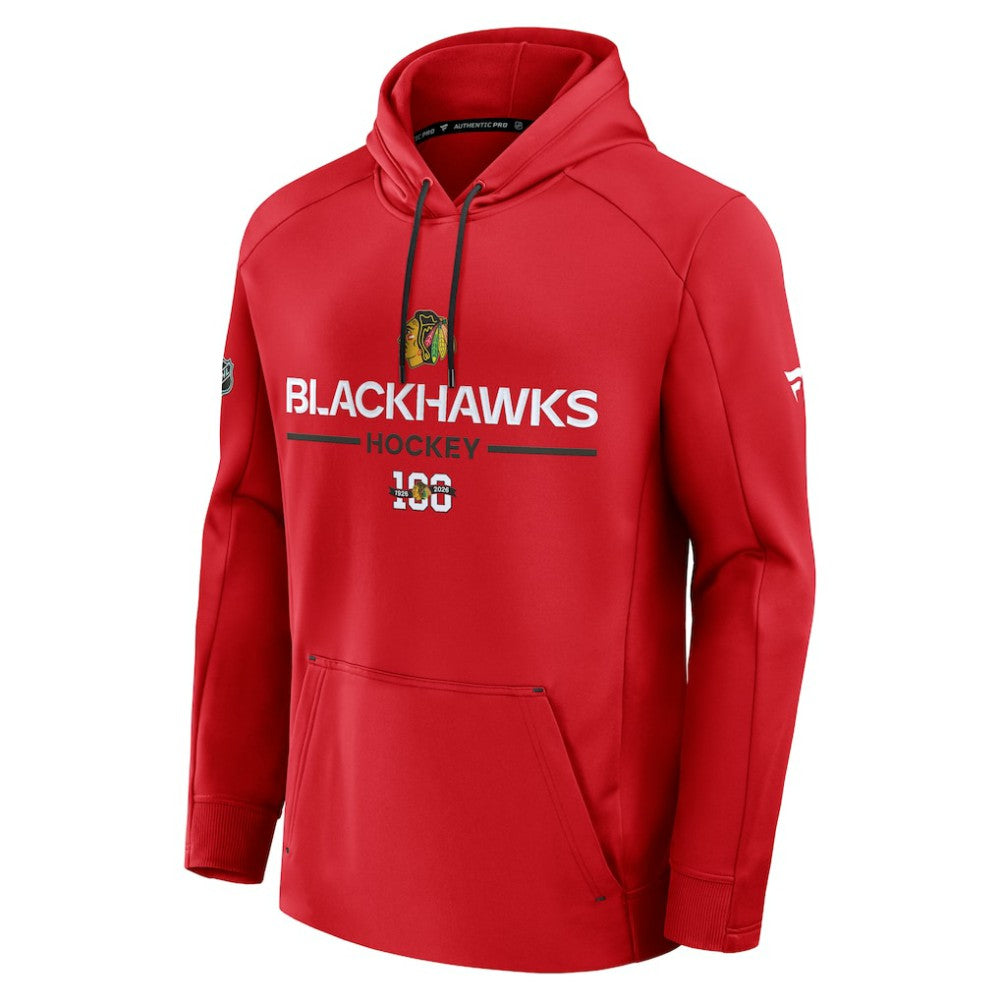Chicago Blackhawks Fanatics Authentic Pro Centennial Rink Hoodie - Red | US 202494049