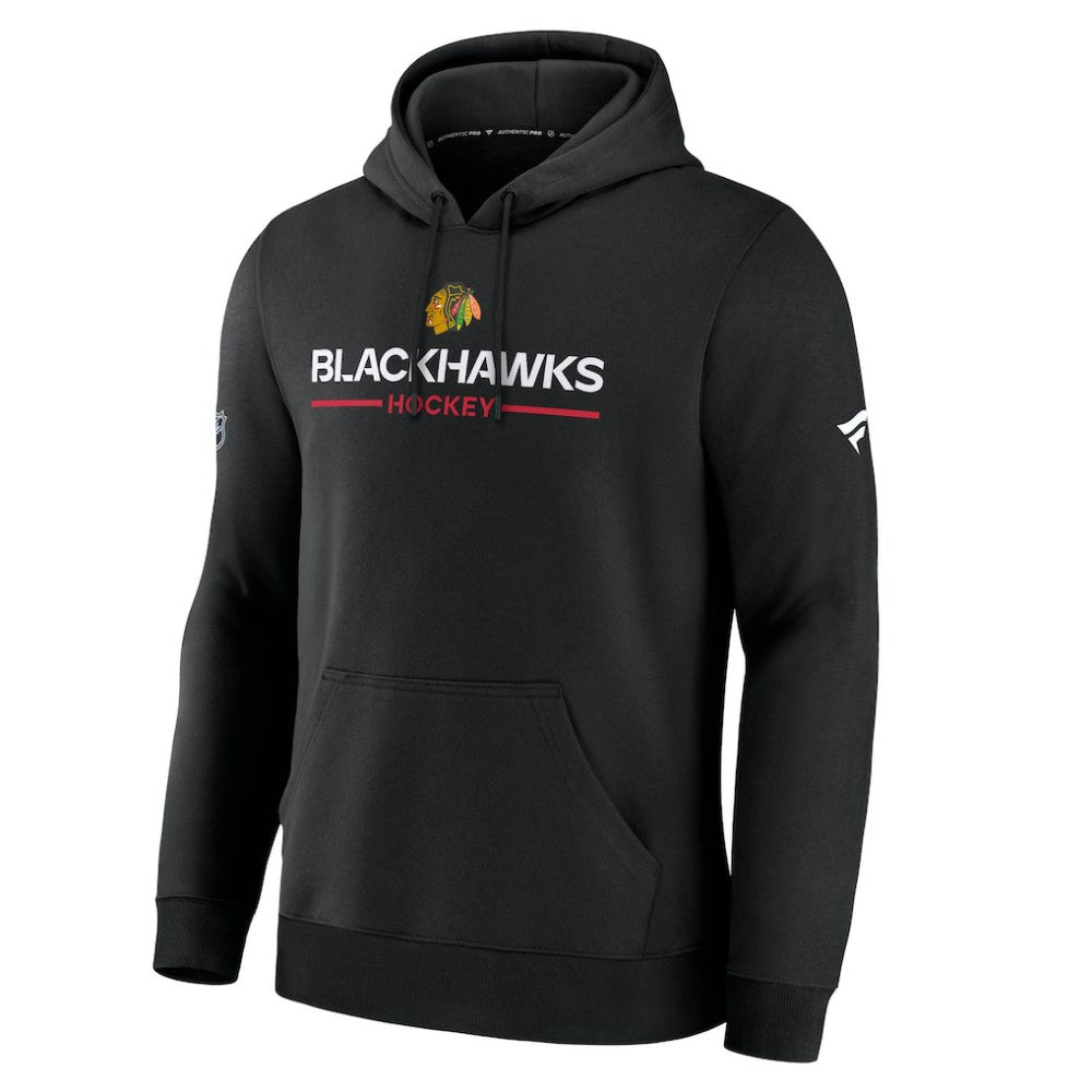 Chicago Blackhawks Fanatics Authentic Pro Primary Hoodie - Black | US 202494081