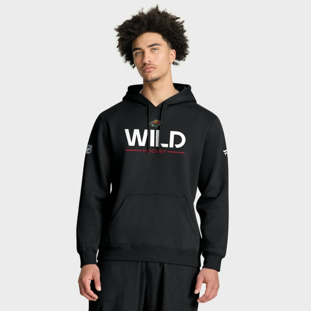 Minnesota Wild Fanatics Authentic Pro Primary Hoodie - Black | US 202494083
