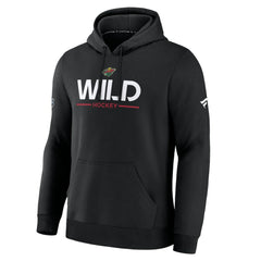 Minnesota Wild Fanatics Authentic Pro Primary Hoodie - Black | US 202494083