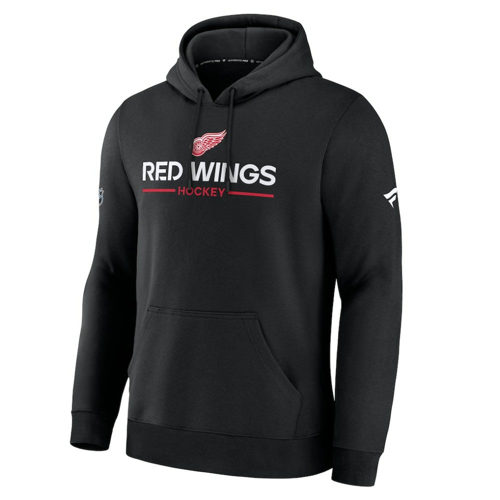 Detroit Red Wings Fanatics Authentic Pro Primary Hoodie - Black | US 202494085