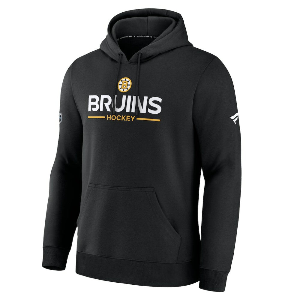 Boston Bruins Fanatics Authentic Pro Primary Hoodie - Black | US 202494101