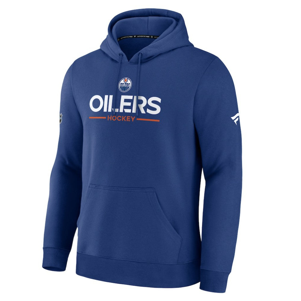 Edmonton Oilers Fanatics Authentic Pro Primary Hoodie - Royal | US 202494158