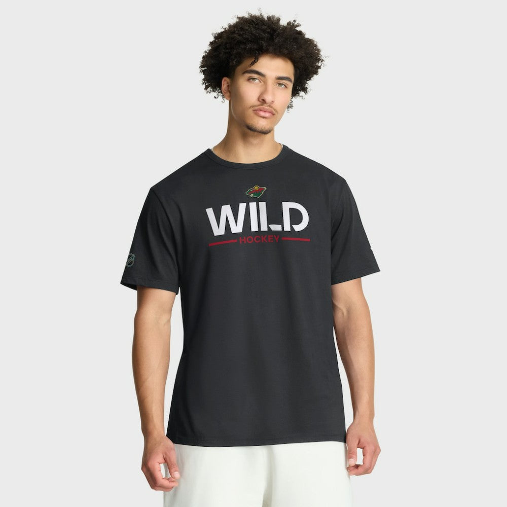 Minnesota Wild Fanatics Authentic Pro Primary T-Shirt - Black | US 202494260