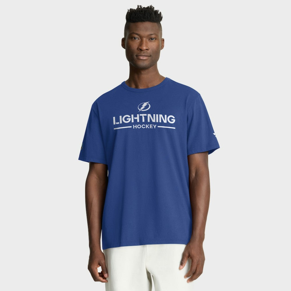 Tampa Bay Lightning Fanatics Authentic Pro Primary T-Shirt - Blue | US 202494292