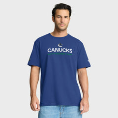 Vancouver Canucks Fanatics Authentic Pro Primary T-Shirt - Blue | US 202494305
