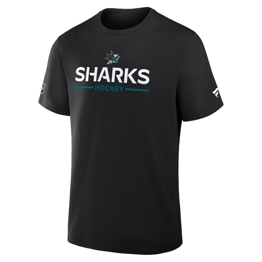 San Jose Sharks Fanatics Authentic Pro Primary T-Shirt - Black | US 202494308