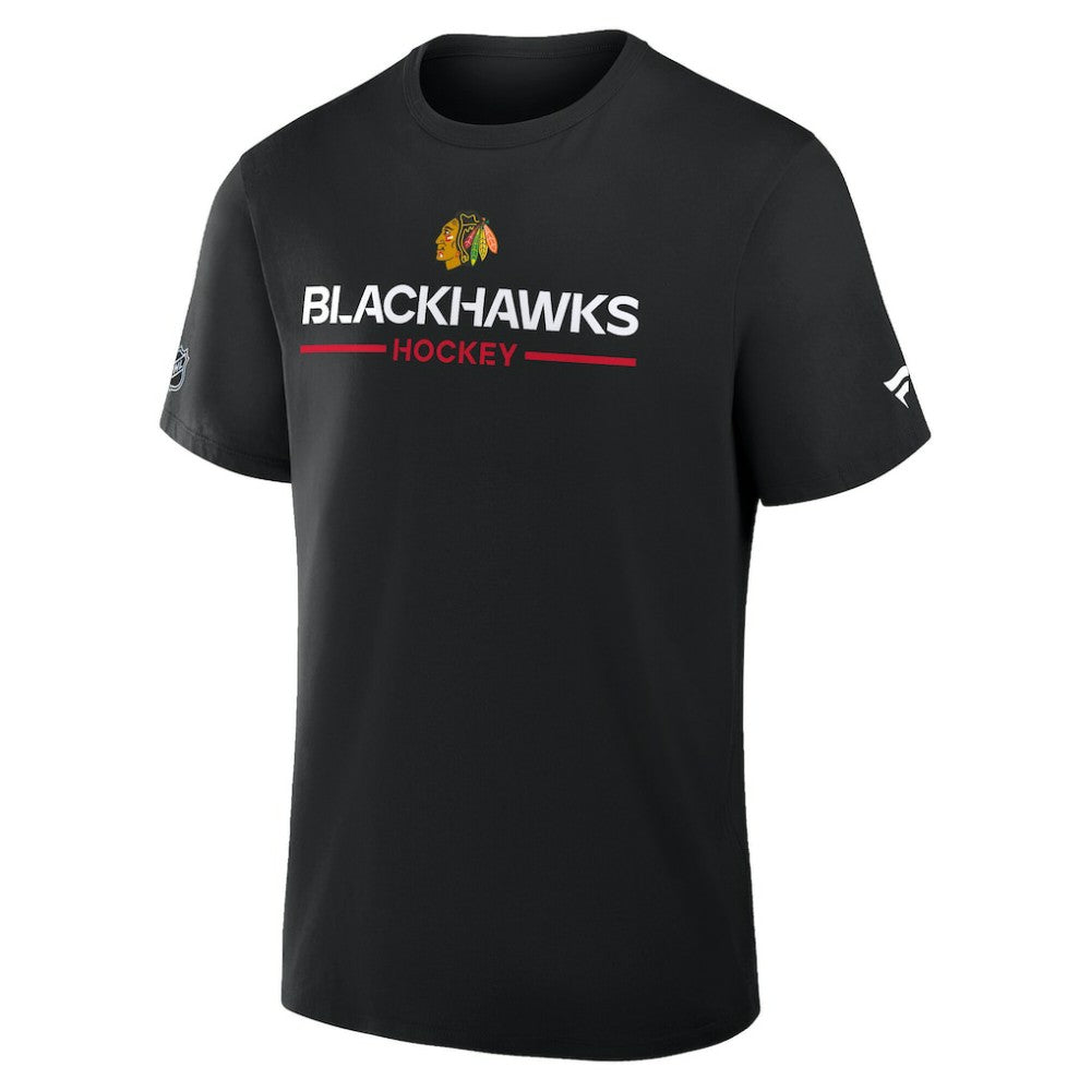 Chicago Blackhawks Fanatics Authentic Pro Primary T-Shirt - Black | US 202494339