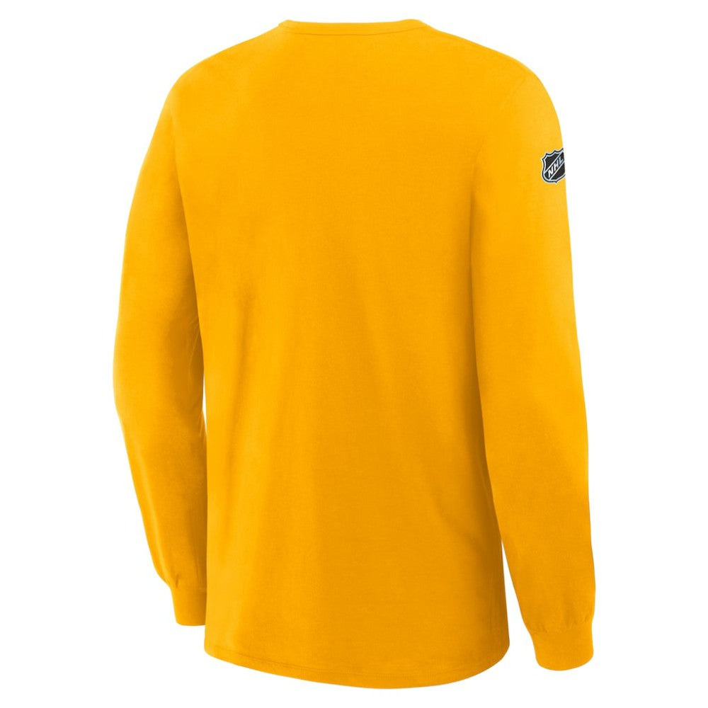 Boston Bruins Fanatics Authentic Pro Property Of Practice Long Sleeve T-Shirt - Gold | US 202494466