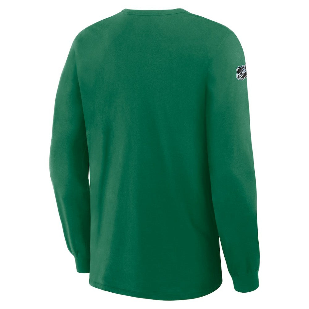 Dallas Stars Fanatics Authentic Pro Property Of Practice Long Sleeve T-Shirt - Kelly Green | US 202494468