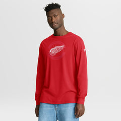 Detroit Red Wings Fanatics Authentic Pro Property Of Practice Long Sleeve T-Shirt - Red | US 202494470