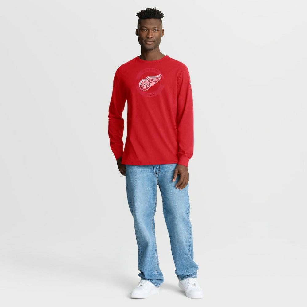 Detroit Red Wings Fanatics Authentic Pro Property Of Practice Long Sleeve T-Shirt - Red | US 202494470