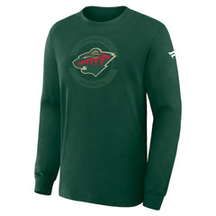 Minnesota Wild Fanatics Authentic Pro Property Of Practice Long Sleeve T-Shirt - Green | US 202494482