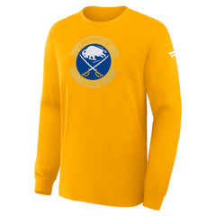 Buffalo Sabres Fanatics Authentic Pro Property Of Practice Long Sleeve T-Shirt - Gold | US 202494496
