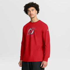 New Jersey Devils Fanatics Authentic Pro Property Of Practice Long Sleeve T-Shirt - Red | US 202494511